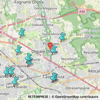 Mappa Via Lazzaretto, 21050 Marnate VA, Italia (2.78091)
