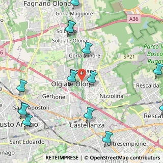 Mappa Via Lazzaretto, 21050 Marnate VA, Italia (2.98133)
