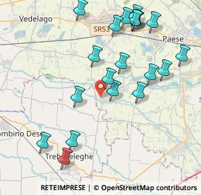 Mappa Via Don Cester, 31050 Badoere TV, Italia (4.44)