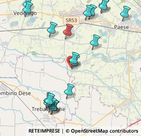 Mappa Via Don Cester, 31050 Badoere TV, Italia (4.96368)