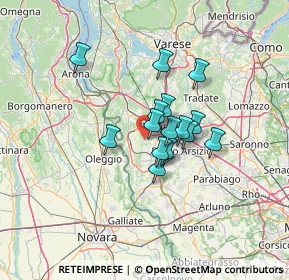 Mappa Via Bretella, 21017 Samarate VA, Italia (8.86733)