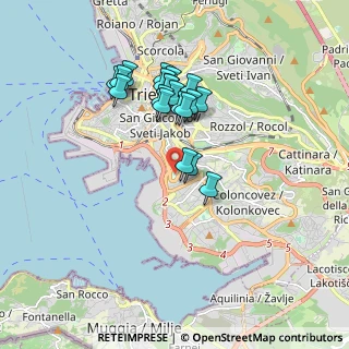 Mappa Via Visinada, 34145 Trieste TS, Italia (1.53)