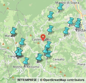 Mappa Contrada Lago, 36078 Valdagno VI, Italia (2.311)