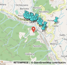 Mappa Via Gerolamo Berra, 13825 Valle mosso BI, Italia (0.353)