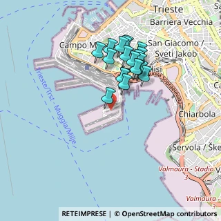 Mappa Punto Franco Nuovo, 34123 Trieste TS, Italia (0.7755)