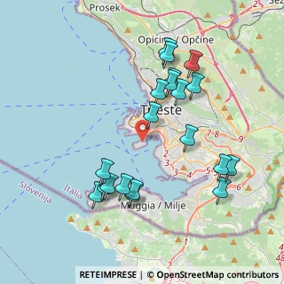 Mappa Punto Franco Nuovo, 34123 Trieste TS, Italia (3.923)