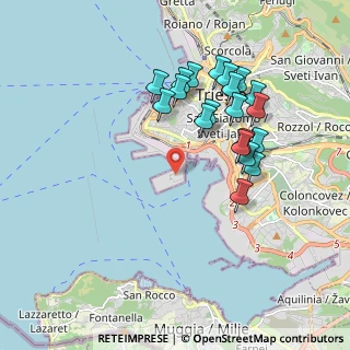Mappa Punto Franco Nuovo, 34123 Trieste TS, Italia (1.804)