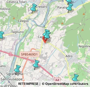 Mappa Via Cerese, 25031 Capriolo BS, Italia (3.03455)