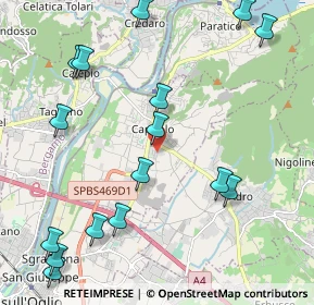 Mappa Via Cerese, 25031 Capriolo BS, Italia (2.605)