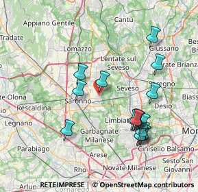 Mappa Via Antonio Gramsci, 20816 Ceriano Laghetto MB, Italia (7.715)