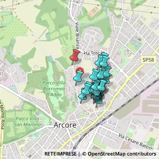 Mappa Via Marche, 20862 Arcore MB, Italia (0.3)