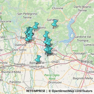 Mappa Via Colleoni, 24060 Telgate BG, Italia (11.61389)