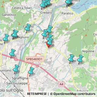 Mappa Via Don G. Martinazzoli, 25031 Capriolo BS, Italia (2.867)