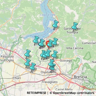 Mappa Via Martiri della Libertà, 25050 Provaglio d'Iseo BS, Italia (5.9275)