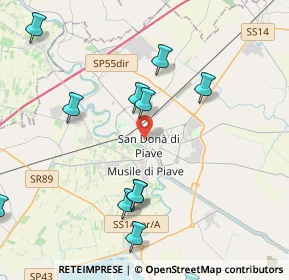 Mappa Via San Francesco, 30027 San Donà di Piave VE, Italia (5.26)