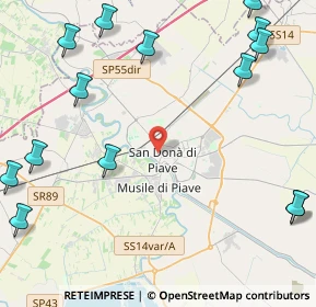 Mappa Via San Francesco, 30027 San Donà di Piave VE, Italia (6.44067)