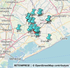Mappa Via San Francesco, 30027 San Donà di Piave VE, Italia (10.1785)