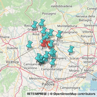 Mappa Via Motta Fiorina, 35018 San Martino di Lupari PD, Italia (10.317)