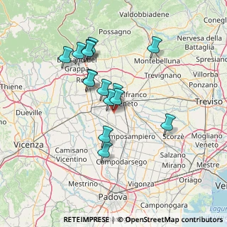 Mappa Via Motta Fiorina, 35018 San Martino di Lupari PD, Italia (12.45933)