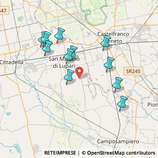 Mappa Via Motta Fiorina, 35018 San Martino di Lupari PD, Italia (3.83)