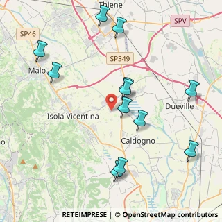 Mappa Via dell' Artigianato, 36033 Isola vicentina VI, Italia (4.485)
