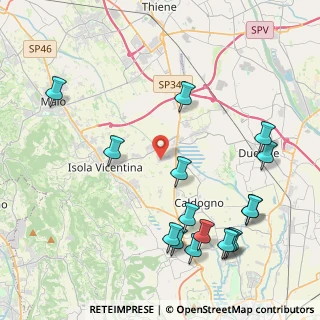 Mappa Via dell' Artigianato, 36033 Isola vicentina VI, Italia (5.0475)