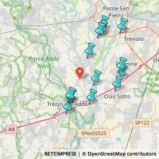 Mappa Via Lega Lombarda, 24042 Capriate San Gervasio BG, Italia (3.97)