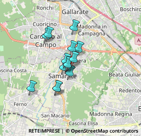 Mappa Via Fratelli Cervi, 21017 Samarate VA, Italia (1.13071)