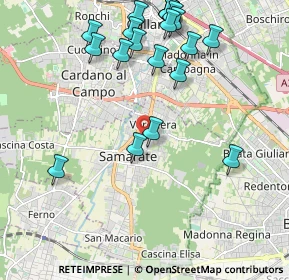 Mappa Via Fratelli Cervi, 21017 Samarate VA, Italia (2.339)