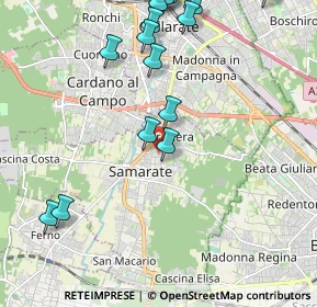 Mappa Via Fratelli Cervi, 21017 Samarate VA, Italia (2.80167)