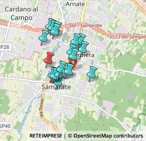 Mappa Via Fratelli Cervi, 21017 Samarate VA, Italia (0.6415)