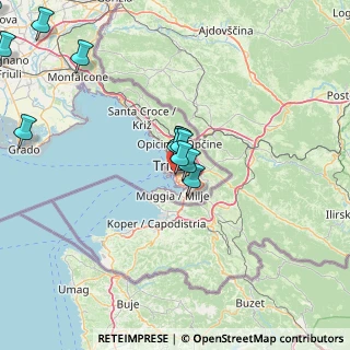 Mappa Piazzale dei Legnami, 34145 Trieste TS, Italia (19.56857)