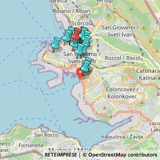Mappa Piazzale dei Legnami, 34145 Trieste TS, Italia (1.50563)