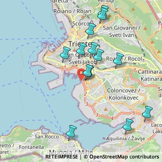 Mappa Piazzale dei Legnami, 34145 Trieste TS, Italia (2.07769)