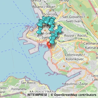 Mappa Piazzale dei Legnami, 34145 Trieste TS, Italia (1.50667)