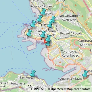 Mappa Piazzale dei Legnami, 34145 Trieste TS, Italia (1.94182)