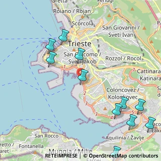 Mappa Piazzale dei Legnami, 34145 Trieste TS, Italia (2.65455)