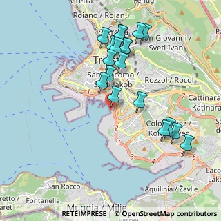 Mappa Piazzale dei Legnami, 34145 Trieste TS, Italia (1.96579)