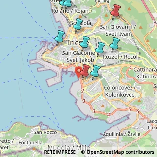 Mappa Piazzale dei Legnami, 34145 Trieste TS, Italia (2.39364)