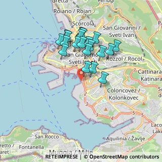 Mappa Piazzale dei Legnami, 34145 Trieste TS, Italia (1.579)
