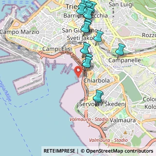 Mappa Piazzale dei Legnami, 34145 Trieste TS, Italia (1.132)