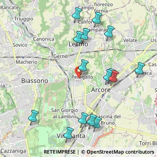 Mappa Via della Sorgente, 20855 Lesmo MB, Italia (2.41933)