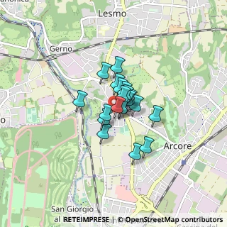 Mappa Via della Sorgente, 20855 Lesmo MB, Italia (0.4265)