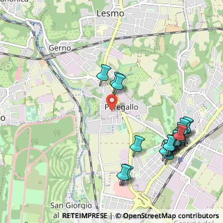 Mappa Via della Sorgente, 20855 Lesmo MB, Italia (1.2395)