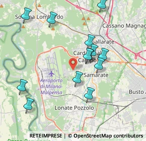 Mappa Via Antonio Gramsci, 21017 Samarate VA, Italia (3.92308)