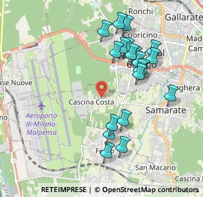 Mappa Via Antonio Gramsci, 21017 Samarate VA, Italia (1.878)