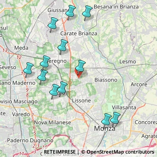 Mappa Via P. Sarpi, 20851 Santa Margherita MB, Italia (4.59833)