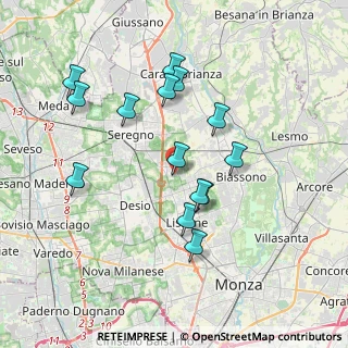 Mappa Via Beato Angelico, 20851 Lissone MB, Italia (3.52643)