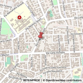 Mappa Via Luigi Carozzani, 24, 30027 San Donà di Piave, Venezia (Veneto)