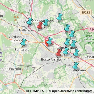 Mappa Via Evangelista Torricelli, 21052 Busto Arsizio VA, Italia (4.02214)